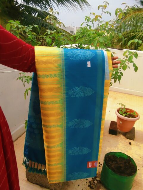 semi tussar saree